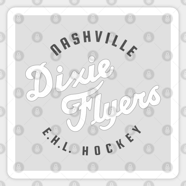 Defunct Nashville Dixie Flyers Hockey 1966 Sticker by LocalZonly